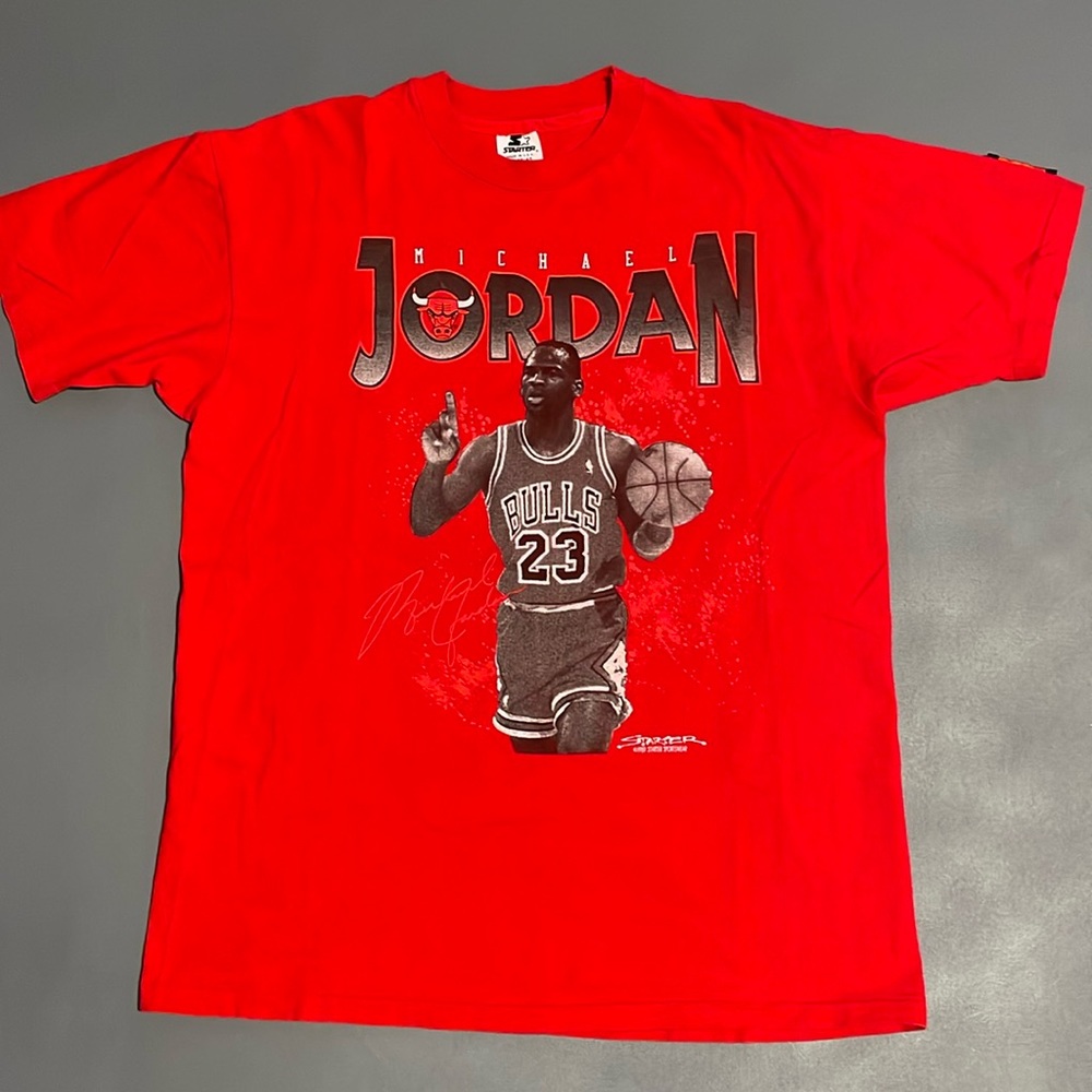 Vintage Starter Chicago Bulls Michael Jordan T-shirt